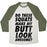 Virgin Teez  Baseball Tee Unisex Tri-Blend Baseball Tee / small / Oatmeal / Moss DO THESE SQUATS MAKE MY BUTT LOOK AWESOME? UNISEX TRI-BLEND BASEBALL TEE