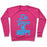 Virgin Teez  Pullover Crewneck Sweatshirt / x-small / Deep Pink DO YOGA BE HAPPY CREWNECK SWEATSHIRT