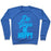 Virgin Teez  Pullover Crewneck Sweatshirt / x-small / Heathered Blue DO YOGA BE HAPPY CREWNECK SWEATSHIRT