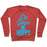 Virgin Teez  Pullover Crewneck Sweatshirt / x-small / Heathered Red DO YOGA BE HAPPY CREWNECK SWEATSHIRT