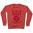 Virgin Teez  Pullover Crewneck Sweatshirt / x-small / Heathered Red DO YOU DO YOGA? OR ASA-NAH? CREWNECK SWEATSHIRT