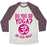 Virgin Teez  Baseball Tee Unisex Tri-Blend Baseball Tee / small / Oatmeal / Maroon DO YOU DO YOGA? OR ASA-NAH? UNISEX TRI-BLEND BASEBALL TEE