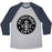 Virgin Teez  Baseball Tee Unisex Tri-Blend Baseball Tee / small / Athletic Gray / Navy DO YOU EVEN LIFT COFFEE PARODY UNISEX TRI-BLEND BASEBALL TEE
