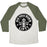 Virgin Teez  Baseball Tee Unisex Tri-Blend Baseball Tee / small / Oatmeal / Moss DO YOU EVEN LIFT COFFEE PARODY UNISEX TRI-BLEND BASEBALL TEE