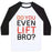 Virgin Teez  Baseball Tee Unisex Classic Baseball Tee / x-small / White/Black DO YOU EVEN LIFT? UNISEX CLASSIC BASEBALL TEE