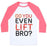 Virgin Teez  Baseball Tee Unisex Classic Baseball Tee / x-small / White/Neon Pink DO YOU EVEN LIFT? UNISEX CLASSIC BASEBALL TEE