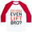 Virgin Teez  Baseball Tee Unisex Classic Baseball Tee / x-small / White/Red DO YOU EVEN LIFT? UNISEX CLASSIC BASEBALL TEE