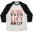 Virgin Teez  Baseball Tee Unisex Tri-Blend Baseball Tee / small / Oatmeal / Black DO YOU EVEN LIFT? UNISEX TRI-BLEND BASEBALL TEE
