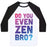 Virgin Teez  Baseball Tee Unisex Classic Baseball Tee / x-small / White/Black DO YOU EVEN ZEN BRO YOGA UNISEX CLASSIC BASEBALL TEE