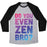 Virgin Teez  Baseball Tee Unisex Tri-Blend Baseball Tee / small / Athletic Gray / Black DO YOU EVEN ZEN BRO YOGA UNISEX TRI-BLEND BASEBALL TEE