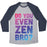 Virgin Teez  Baseball Tee Unisex Tri-Blend Baseball Tee / small / Athletic Gray / Navy DO YOU EVEN ZEN BRO YOGA UNISEX TRI-BLEND BASEBALL TEE