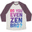Virgin Teez  Baseball Tee Unisex Tri-Blend Baseball Tee / small / Oatmeal / Maroon DO YOU EVEN ZEN BRO YOGA UNISEX TRI-BLEND BASEBALL TEE