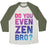 Virgin Teez  Baseball Tee Unisex Tri-Blend Baseball Tee / small / Oatmeal / Moss DO YOU EVEN ZEN BRO YOGA UNISEX TRI-BLEND BASEBALL TEE