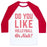 Virgin Teez  Baseball Tee Unisex Classic Baseball Tee / x-small / White/Red DO YOU LIKE VOLLEYBALL OR NAH? UNISEX CLASSIC BASEBALL TEE