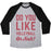 Virgin Teez  Baseball Tee Unisex Tri-Blend Baseball Tee / small / Athletic Gray / Black DO YOU LIKE VOLLEYBALL OR NAH? UNISEX TRI-BLEND BASEBALL TEE