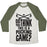 Virgin Teez  Baseball Tee Unisex Tri-Blend Baseball Tee / small / Oatmeal / Moss DO YOU THINK THIS IS A PUCKING GAME? UNISEX TRI-BLEND BASEBALL TEE
