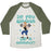 Virgin Teez  Baseball Tee Unisex Tri-Blend Baseball Tee / small / Oatmeal / Moss DO YOU WANNA DO A WORKOUT (PRINCESS PARODY) UNISEX TRI-BLEND BASEBALL TEE