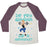Virgin Teez  Baseball Tee Unisex Tri-Blend Baseball Tee / small / Oatmeal / Maroon DO YOU WANNA DO A WORKOUT (PRINCESS PARODY) UNISEX TRI-BLEND BASEBALL TEE