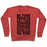 Virgin Teez  Pullover Crewneck Sweatshirt / x-small / Heathered Red DO YOUR SQUATS EAT YOUR VEGGIES WEAR RED LIPSTICK CREWNECK SWEATSHIRT