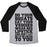 Virgin Teez  Baseball Tee Unisex Tri-Blend Baseball Tee / small / Athletic Gray / Black DO YOUR SQUATS EAT YOUR VEGGIES WEAR RED LIPSTICK UNISEX TRI-BLEND BASEBALL TEE