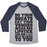 Virgin Teez  Baseball Tee Unisex Tri-Blend Baseball Tee / small / Athletic Gray / Navy DO YOUR SQUATS EAT YOUR VEGGIES WEAR RED LIPSTICK UNISEX TRI-BLEND BASEBALL TEE