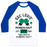 Virgin Teez  Baseball Tee Unisex Classic Baseball Tee / x-small / White/Blue DOC LOUIS' PUNCH OUT GYM UNISEX CLASSIC BASEBALL TEE
