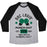 Virgin Teez  Baseball Tee Unisex Tri-Blend Baseball Tee / small / Athletic Gray / Black DOC LOUIS' PUNCH OUT GYM UNISEX TRI-BLEND BASEBALL TEE