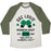 Virgin Teez  Baseball Tee Unisex Tri-Blend Baseball Tee / small / Oatmeal / Moss DOC LOUIS' PUNCH OUT GYM UNISEX TRI-BLEND BASEBALL TEE