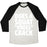 Virgin Teez  Baseball Tee Unisex Tri-Blend Baseball Tee / small / Oatmeal / Black DOES A SQUAT KNEES CRACK WHITE PRINT UNISEX TRI-BLEND BASEBALL TEE