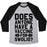 Virgin Teez  Baseball Tee Unisex Tri-Blend Baseball Tee / small / Athletic Gray / Black DOES ANYONE HAVE A VACCINE FOR SWOLIO? UNISEX TRI-BLEND BASEBALL TEE