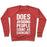 Virgin Teez  Pullover Crewneck Sweatshirt / x-small / Heathered Red DOES AVOIDING PEOPLE COUNT AS EXERCISE WHITE PRINT CREWNECK SWEATSHIRT
