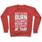 Virgin Teez  Pullover Crewneck Sweatshirt / x-small / Heathered Red DOES CRYING BURN CALORIES BECAUSE I AM AN EXPERT AT THAT CREWNECK SWEATSHIRT