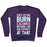 Virgin Teez  Pullover Crewneck Sweatshirt / x-small / Purple DOES CRYING BURN CALORIES BECAUSE I AM AN EXPERT AT THAT CREWNECK SWEATSHIRT
