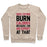 Virgin Teez  Pullover Crewneck Sweatshirt / x-small / Heathered Oatmeal DOES CRYING BURN CALORIES BECAUSE I AM AN EXPERT AT THAT CREWNECK SWEATSHIRT