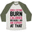 Virgin Teez  Baseball Tee Unisex Tri-Blend Baseball Tee / small / Oatmeal / Moss DOES CRYING BURN CALORIES BECAUSE I AM AN EXPERT AT THAT UNISEX TRI-BLEND BASEBALL TEE