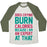 Virgin Teez  Baseball Tee Unisex Tri-Blend Baseball Tee / small / Oatmeal / Moss DOES CRYING BURN CALORIES BECAUSE I AM AN EXPERT AT THAT UNISEX TRI-BLEND BASEBALL TEE