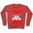 Virgin Teez  Pullover Crewneck Sweatshirt / x-small / Heathered Red DOES HE LIFT LIKE A BITCH? CREWNECK SWEATSHIRT