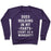 Virgin Teez  Pullover Crewneck Sweatshirt / x-small / Purple DOES HOLDING IN MY FARTS COUNT AS A WORKOUT CREWNECK SWEATSHIRT