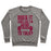 Virgin Teez  Pullover Crewneck Sweatshirt / x-small / Heathered Gray DOES IT LOOK LIKE I WANT TO TALK? CREWNECK SWEATSHIRT