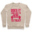 Virgin Teez  Pullover Crewneck Sweatshirt / x-small / Heathered Oatmeal DOES IT LOOK LIKE I WANT TO TALK? CREWNECK SWEATSHIRT