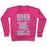 Virgin Teez  Pullover Crewneck Sweatshirt / x-small / Deep Pink DOES KNITTING COUNT AS CARDIO? CREWNECK SWEATSHIRT