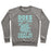 Virgin Teez  Pullover Crewneck Sweatshirt / x-small / Heathered Gray DOES KNITTING COUNT AS CARDIO? CREWNECK SWEATSHIRT