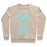 Virgin Teez  Pullover Crewneck Sweatshirt / x-small / Heathered Oatmeal DOES KNITTING COUNT AS CARDIO? CREWNECK SWEATSHIRT