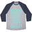 Virgin Teez  Baseball Tee Unisex Tri-Blend Baseball Tee / small / Athletic Gray / Navy DOES KNITTING COUNT AS CARDIO? UNISEX TRI-BLEND BASEBALL TEE