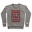 Virgin Teez  Pullover Crewneck Sweatshirt / x-small / Heathered Gray DOES RUNNING OUT OF PIZZA COUNT AS CARDIO CREWNECK SWEATSHIRT
