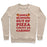 Virgin Teez  Pullover Crewneck Sweatshirt / x-small / Heathered Oatmeal DOES RUNNING OUT OF PIZZA COUNT AS CARDIO CREWNECK SWEATSHIRT
