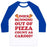 Virgin Teez  Baseball Tee Unisex Classic Baseball Tee / x-small / White/Blue DOES RUNNING OUT OF PIZZA COUNT AS CARDIO UNISEX CLASSIC BASEBALL TEE