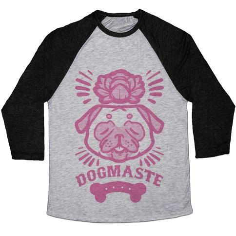 Virgin Teez  Baseball Tee Unisex Tri-Blend Baseball Tee / small / Athletic Gray / Black DOGMASTE UNISEX TRI-BLEND BASEBALL TEE