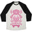 Virgin Teez  Baseball Tee Unisex Tri-Blend Baseball Tee / small / Oatmeal / Black DOGMASTE UNISEX TRI-BLEND BASEBALL TEE