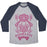 Virgin Teez  Baseball Tee Unisex Tri-Blend Baseball Tee / small / Athletic Gray / Navy DOGMASTE UNISEX TRI-BLEND BASEBALL TEE